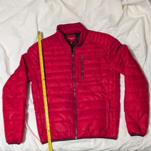 Guess Men's Red Quilted Jacket
